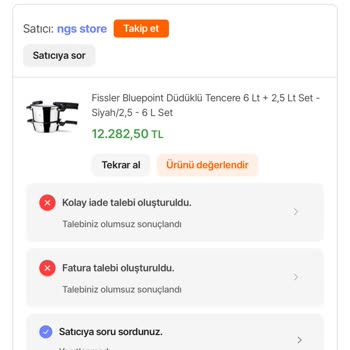Hepsiburada NGS Adlı Satıcıdan Orijinal Olmayan Ürün