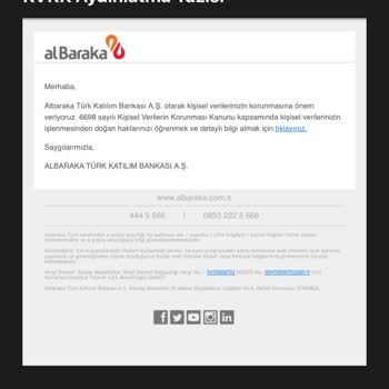 Albaraka Türk'ten İstenmeyen Hesap Açılışı Sorunu