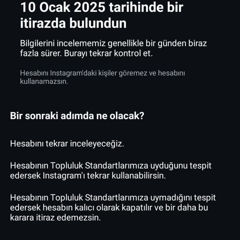 Haksız Yere Kapatılan Instagram Hesabım İçin Çözüm Arıyorum!
