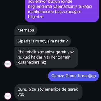 Sipariş Takip Numarası Ve İletişim Sorunları