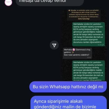 Sipariş Takip Numarası Ve İletişim Sorunları