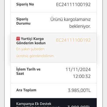 Kampanya Ödemesi Hala Yapılmadı