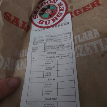 Burger Siparişim Hayal Kırıklığı Yarattı