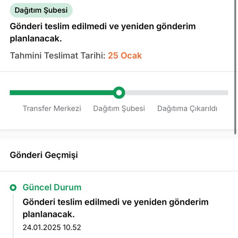 Aras Kargo Lüleburgaz Şubesi Teslimat Sorunu!