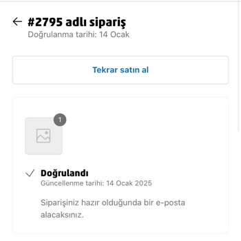 Sipariş Gecikmesi Ve İletişim Sorunu