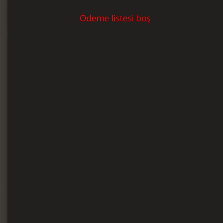 Ödeme Sorunlarıyla İlgili Yardım Talebi