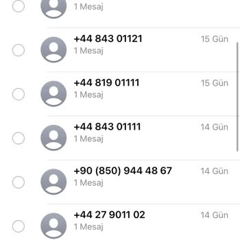 Telefonuma Gelen Anlamsız Mesajlar
