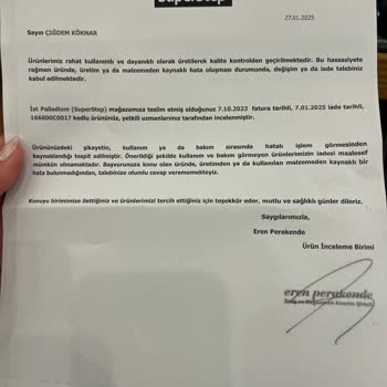 SuperStep Mağazasında Müşteri Memnuniyetsizliği Ve Kalitesiz Ürün Deneyimi