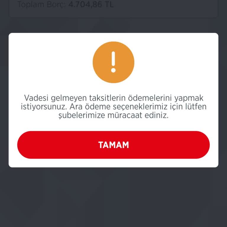 Online Taksit Ödeme Sorunu