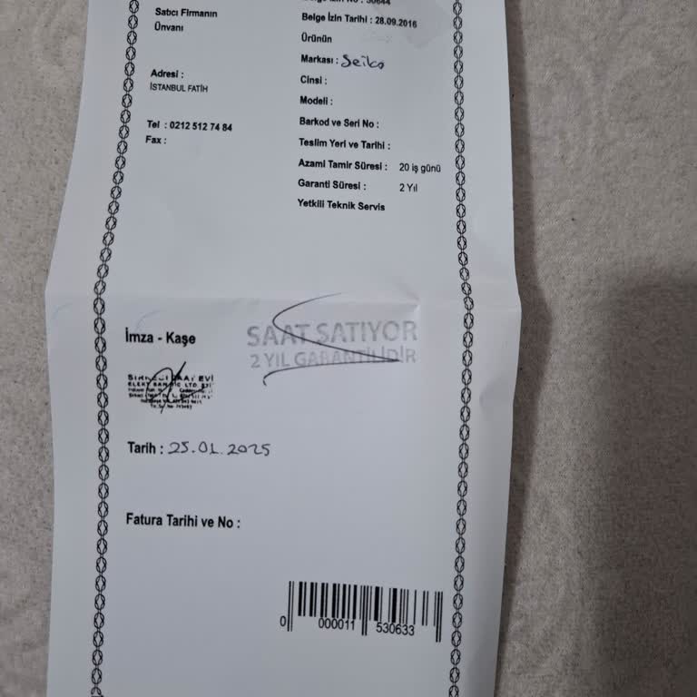 Faturasız Satış Ve Sahte Garanti Belgesi Sorunu