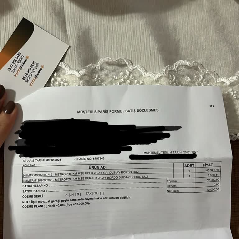 Sultanbeyli Mondihome Mağazası Teslimat Sorunu