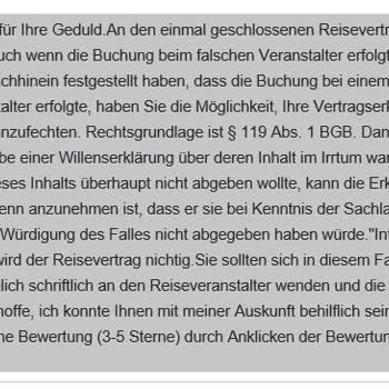 Probleme mit Stornierung und Partnerbuchung bei Booking.com