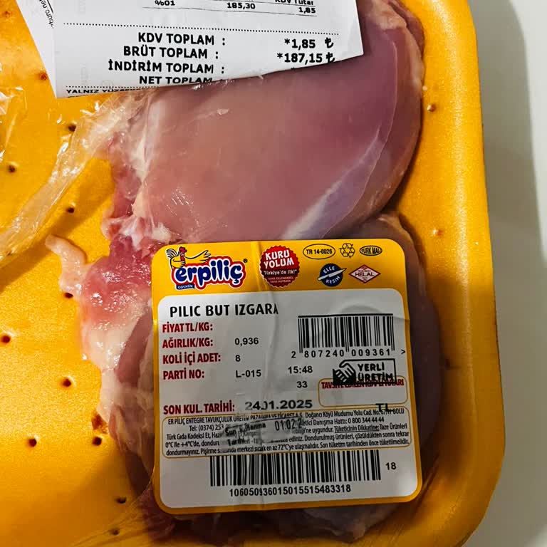 Akyurt Market'ten Aldığım Tavukta Tarih Skandalı