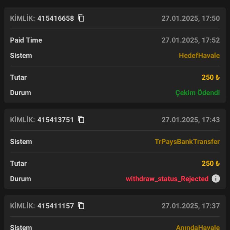 Çekim Talebi Sorunu Ve Yanıltıcı Bilgilendirme