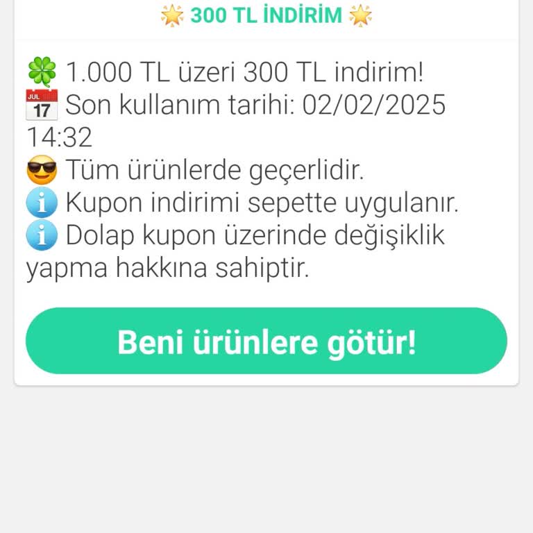 Kupon İndirimi Değişti, Saatlerim Boşa Gitti