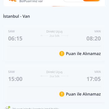 Pegasus'un Bol Puan İle Bilet Alma Vaadi Gerçekleşmiyor