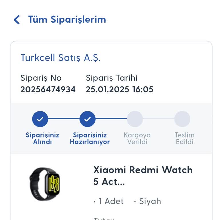 Turkcell Pasaj'dan Aldığım Ürün Hâlâ Kargoya Verilmedi