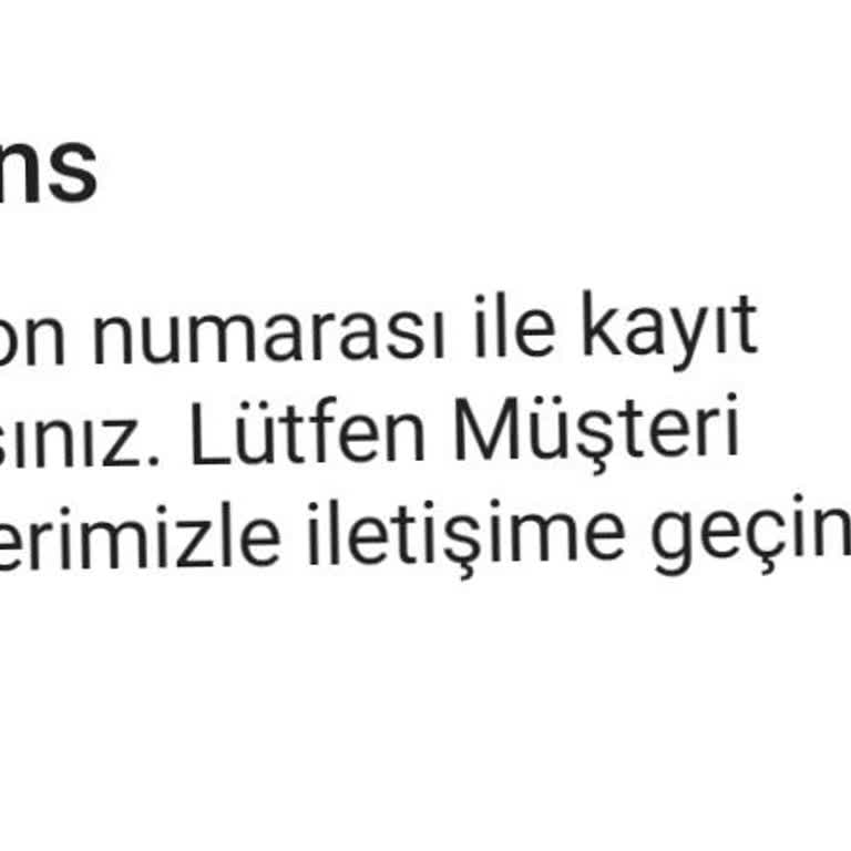 Watsons Uygulamasında Kayıt Sorunu