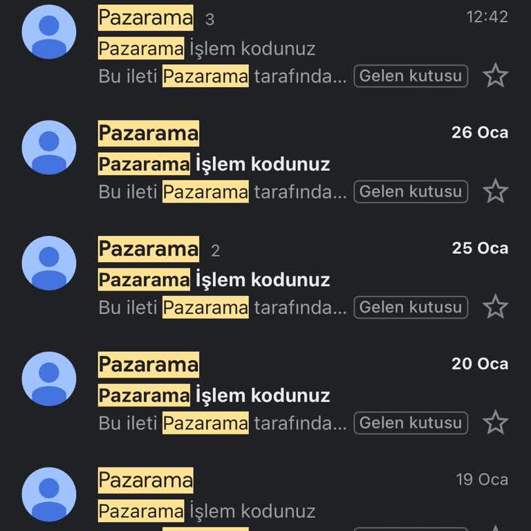 Pazarama'dan Gelen Yanıltıcı İletilerle Karşı Karşıyayım