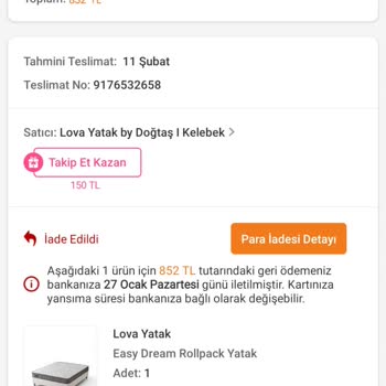 Yanıltıcı Kargo Süreci Ve İptal Edilen Sipariş