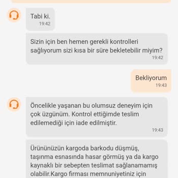 Yanıltıcı Kargo Süreci Ve İptal Edilen Sipariş