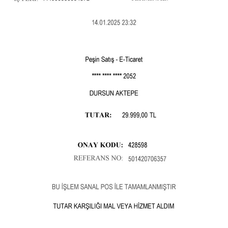 Yanlış Çekilen Tutarla Mağduriyet