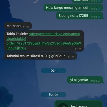 Stanley Termos Siparişim 15 Gündür Gelmedi