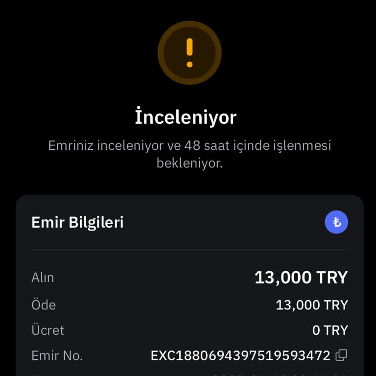 Bybit Fails to Credit 13,000₺ Bank Transfer to My Account