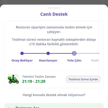 Getir Uygulamasında Yanlış Sipariş ve İptal Sorunu