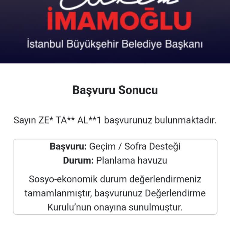 Bekleyen Sofra Desteği: Ne Zaman Sonuçlanacak?