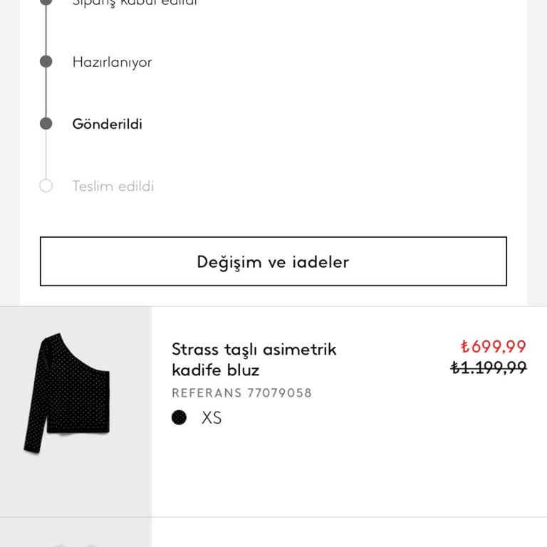 Mango Online Siparişim Nerede?