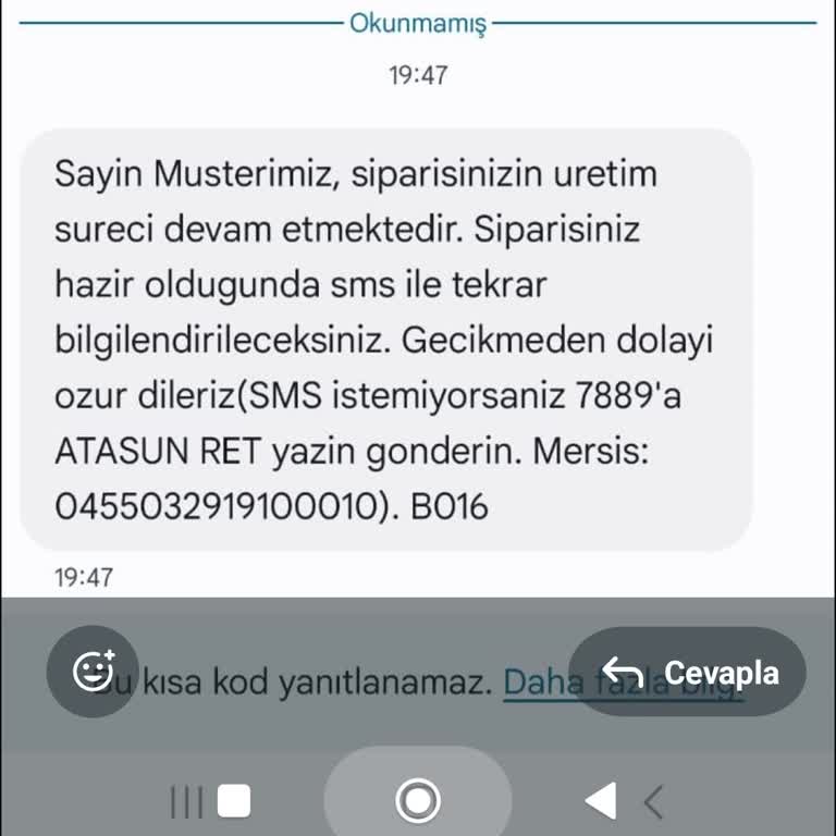 Geciken Gözlük Siparişi Ve İletişim Sorunu