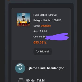 Siparişin Teslimatında Gecikme