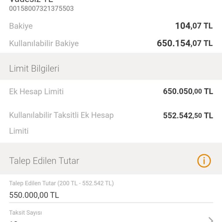 VakıfBank Taksitli Ek Hesap Limiti Ve Faiz Oranı Sorunu