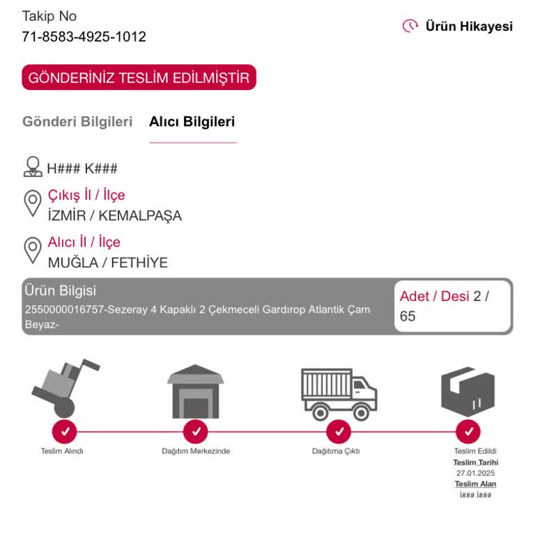 Kargom Teslim Edilmedi Ama Teslim Edildi Görünüyor