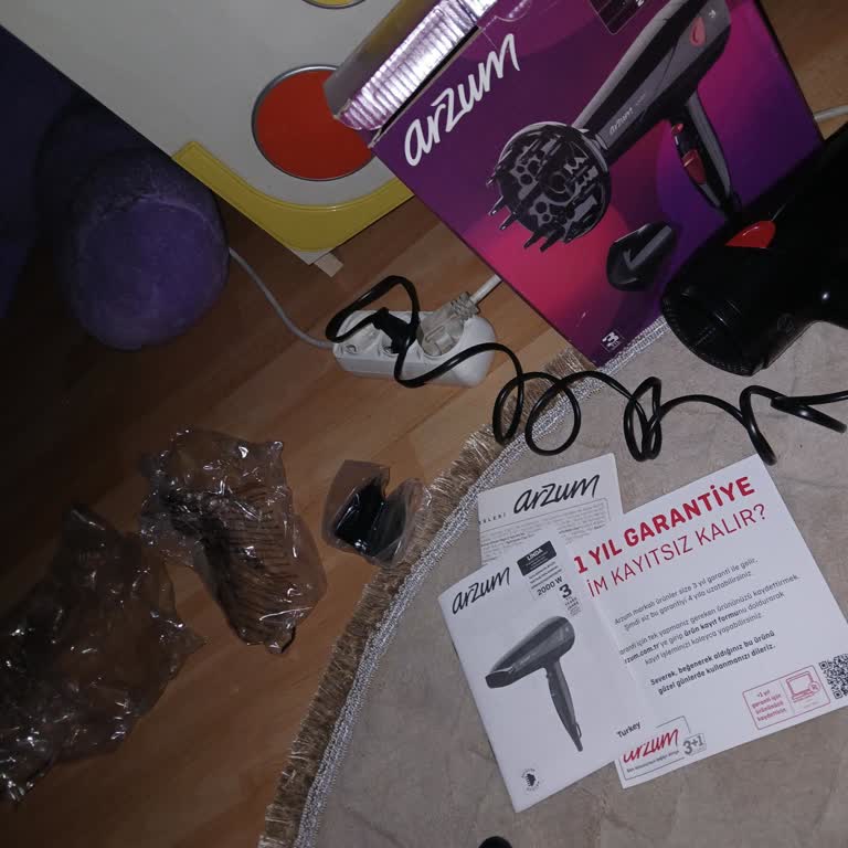 Arzum Kurutma Makinesi: Sıfır Ürün Çalışmıyor Ve Gürültü Yapıyor