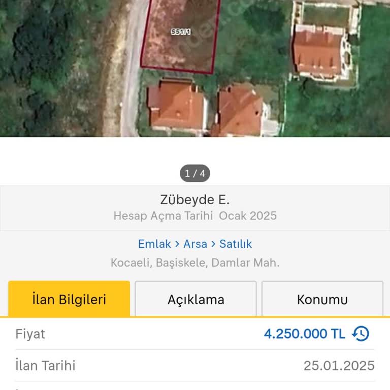 Sahibinden Arsamın Bilgim Dışında İlan Edilmesi