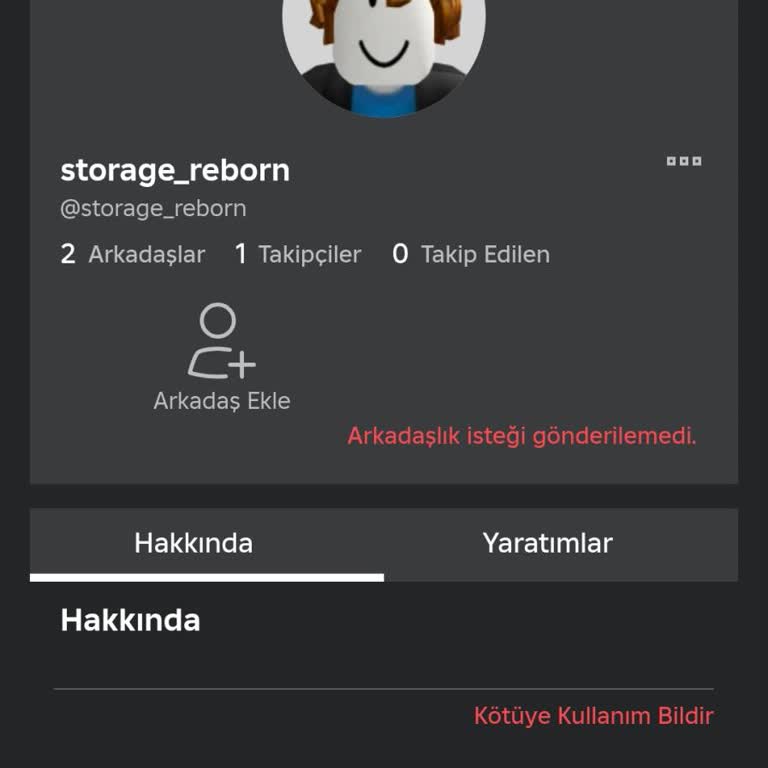 Bot Arkadaşlık İsteği Hatası Kafamı Karıştırıyor