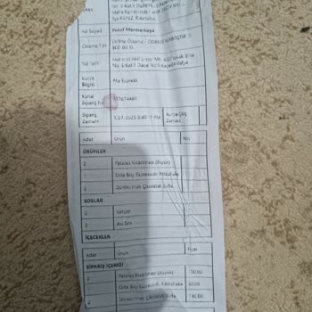 Sipariş Sorunu Ve Kuryeden Küfürlü Yanıt