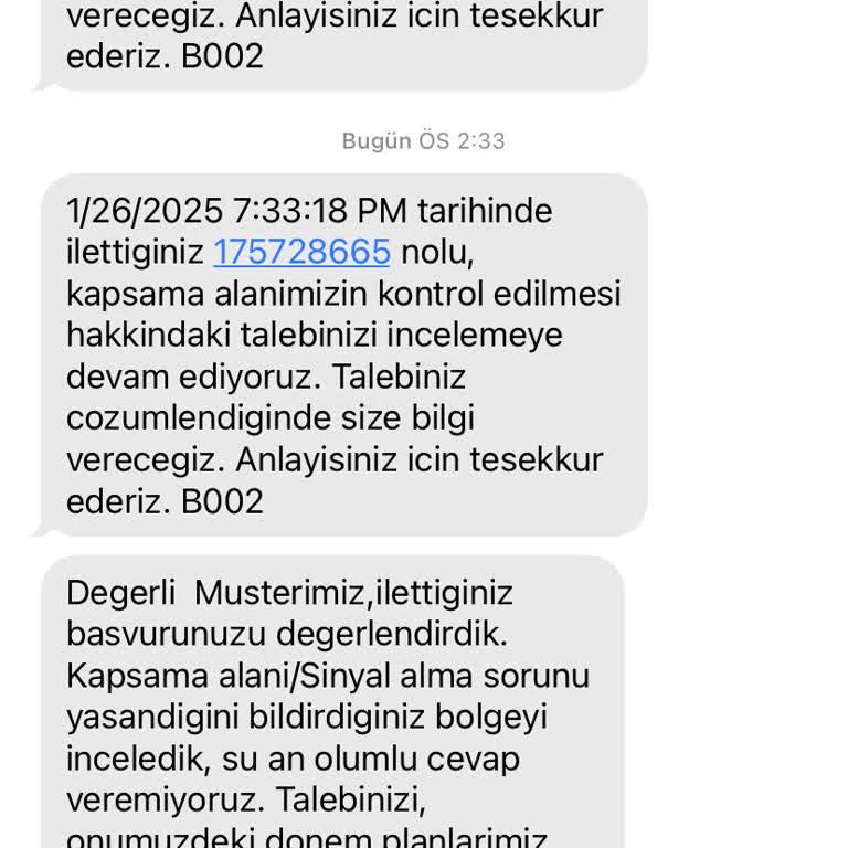 Şehrin Merkezinde Çekmeyen Sinyal Sorunu