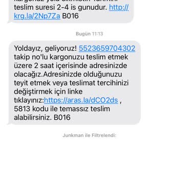 Aras Kargo Yanlış Adres Uyarısıyla Teslim Edilemeyen Önemli Kargo!