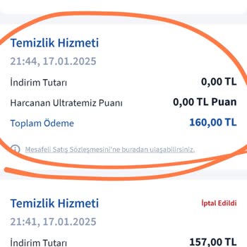 Opet Uygulamasında Satın Alınan Hizmet Görünmüyor