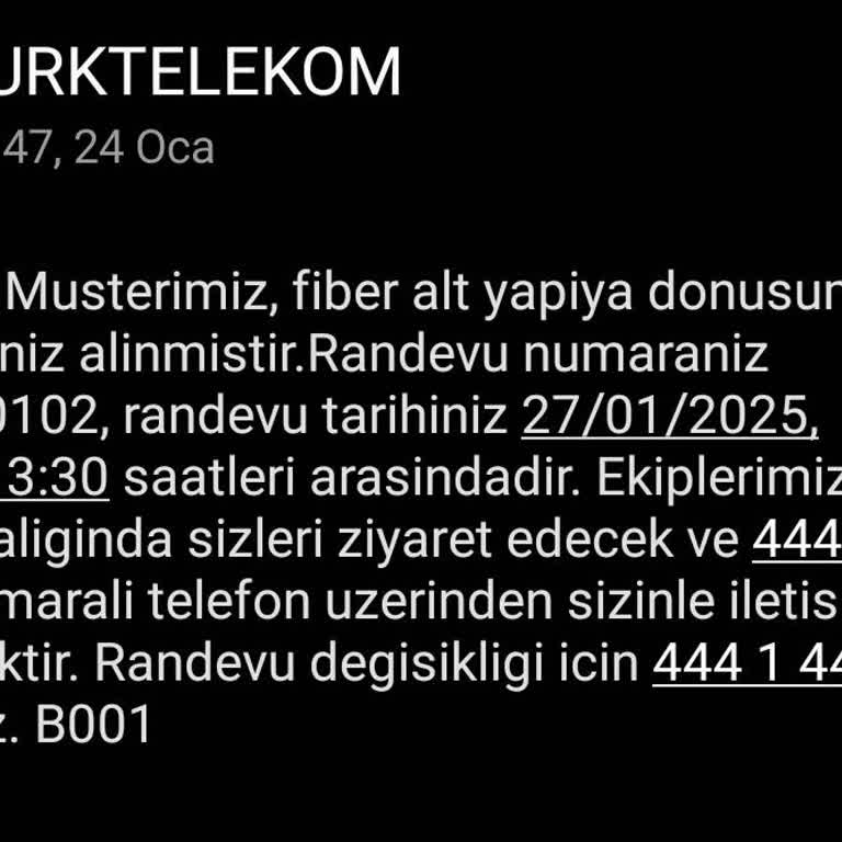 Türk Telekom'un Fiber Bağlantı Randevusu Kabusu