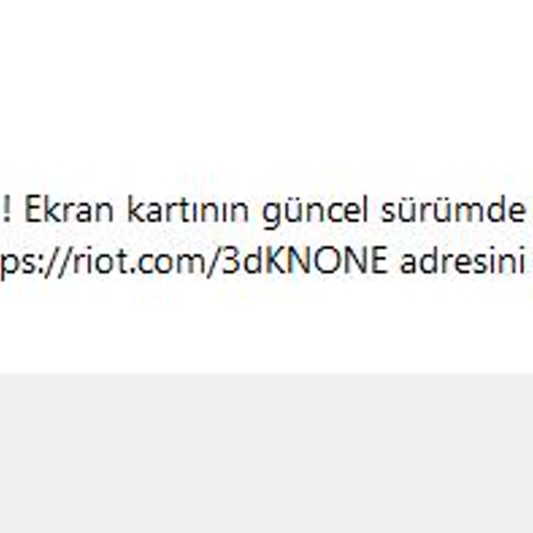 Oyunlarda Çökme Ve Sürücü Sorunlarıyla Başım Dertte!