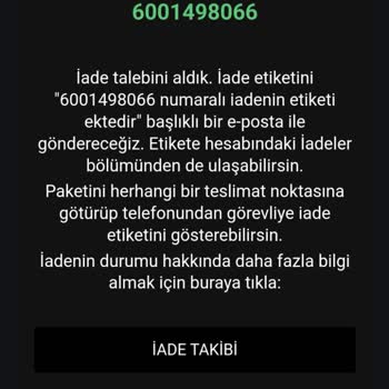 Aras Kargo İle Kaybolan İade Süreci