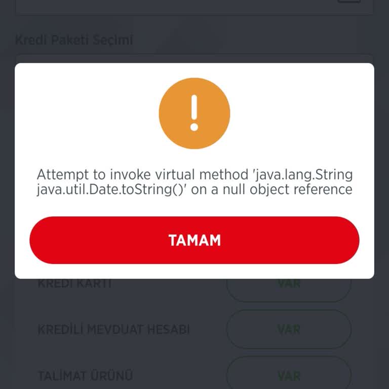 Dijital Kredi Çekememe Sorunu