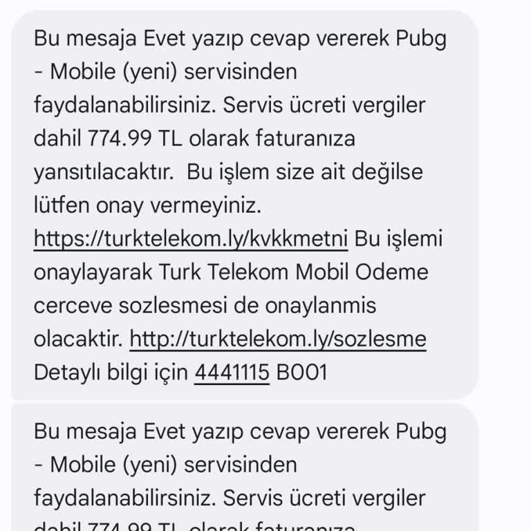 Virüs Nedeniyle İzinsiz Mobil Ödeme Açılması Ve Müşteri Hizmetlerinden Destek Alınamaması