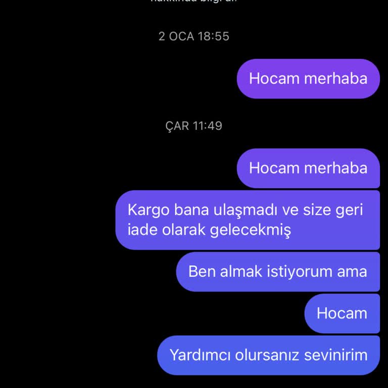 Kayıp Kargo Ve İletişim Sorunları