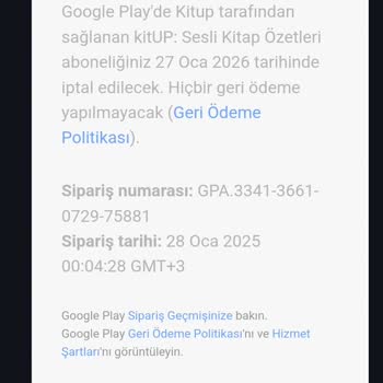 Kitup Abonelik İptali Ve Geri Ödeme Sorunu