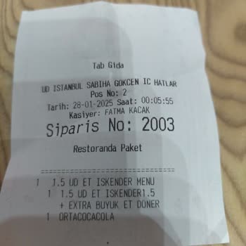 Duble İskender'de Yoğun Tat Ve Kalitesiz Ürün